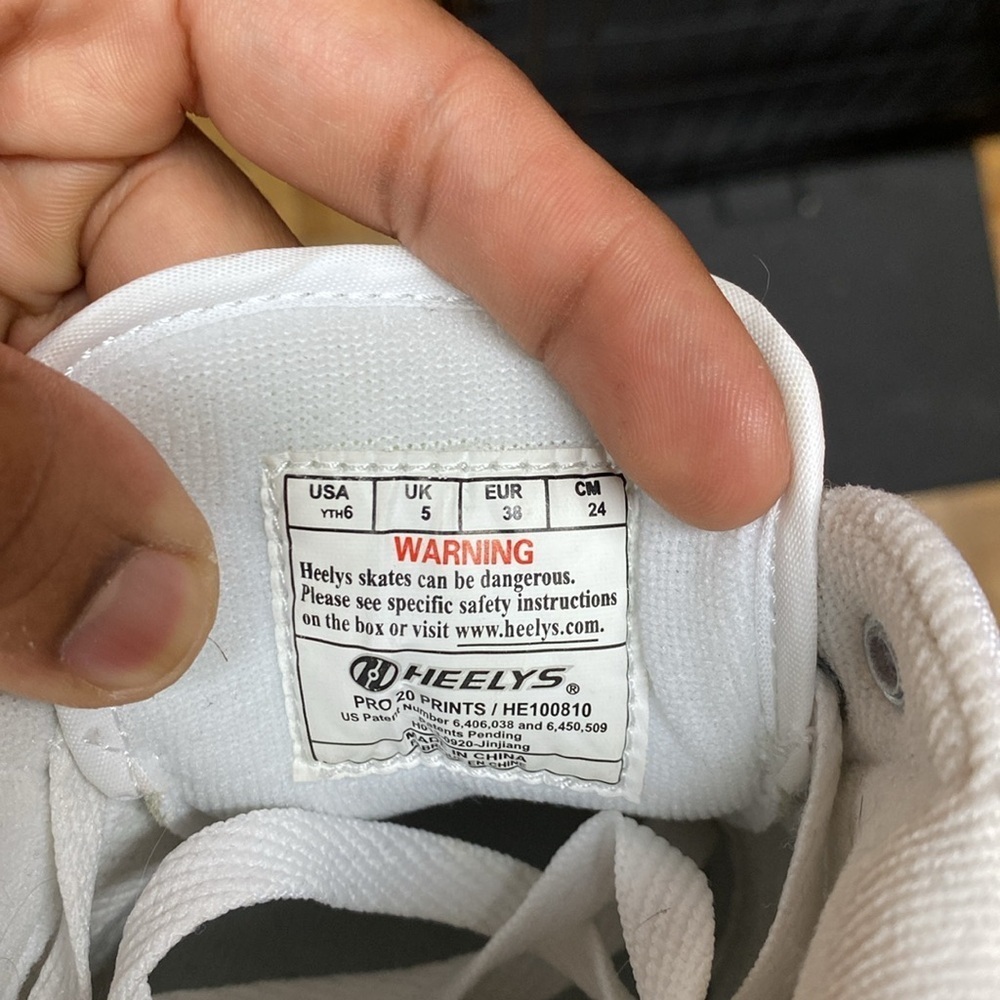 HEELYS White Black Flames - Picture 17 of 17